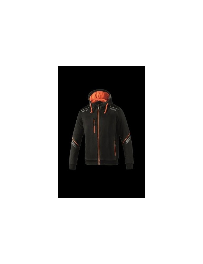 SUDADERA TECNICA COLORADO NEGRO/NARANJA T.L