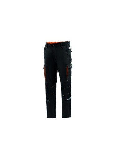 PANTALON TECNICO OREGON NEGRO/NARANJA T.2XL