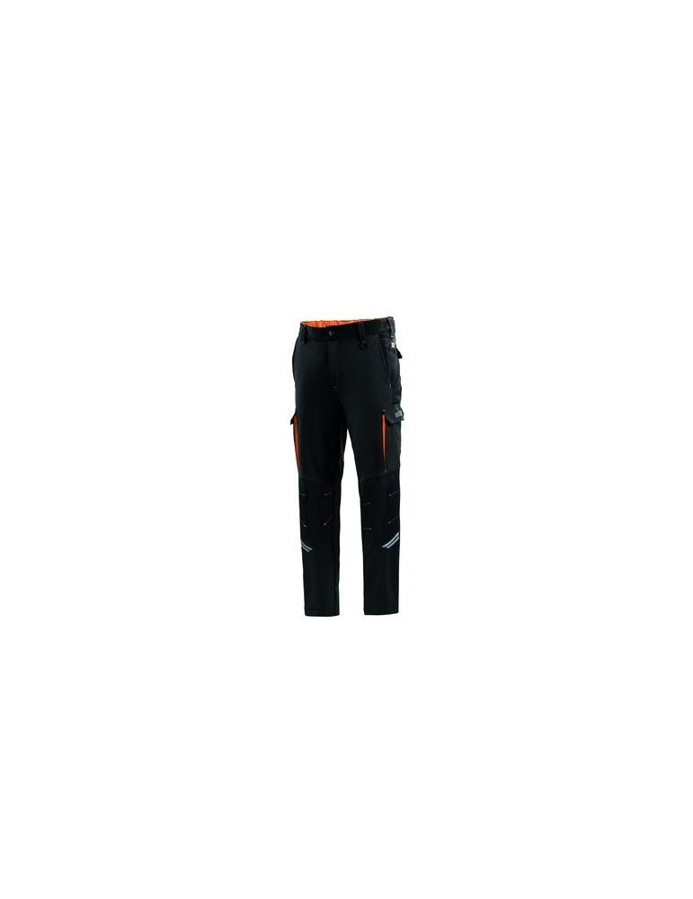 PANTALON TECNICO OREGON NEGRO/NARANJA T.3XL