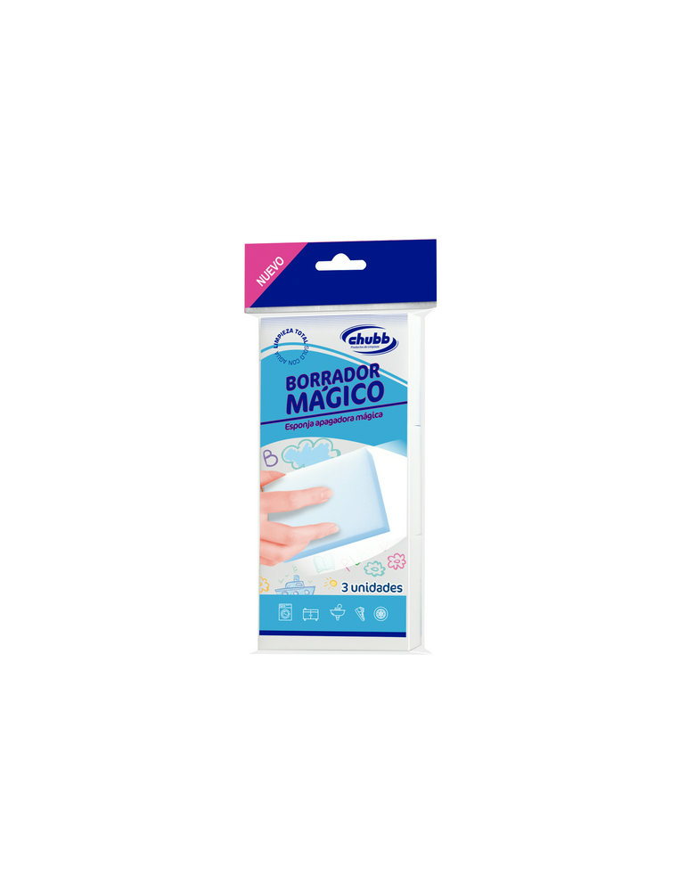 ESPONJA BORRADOR MAGICO 3 UDS