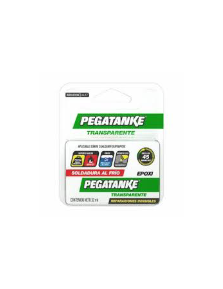 PEGAMENTO EPOXICO PEGATANKE TRANSPARENTE 32ML