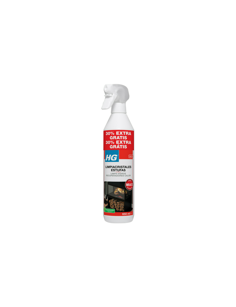 LIMPIADOR CRISTALES ESTUFAS CHIMENEAS 500ML HG
