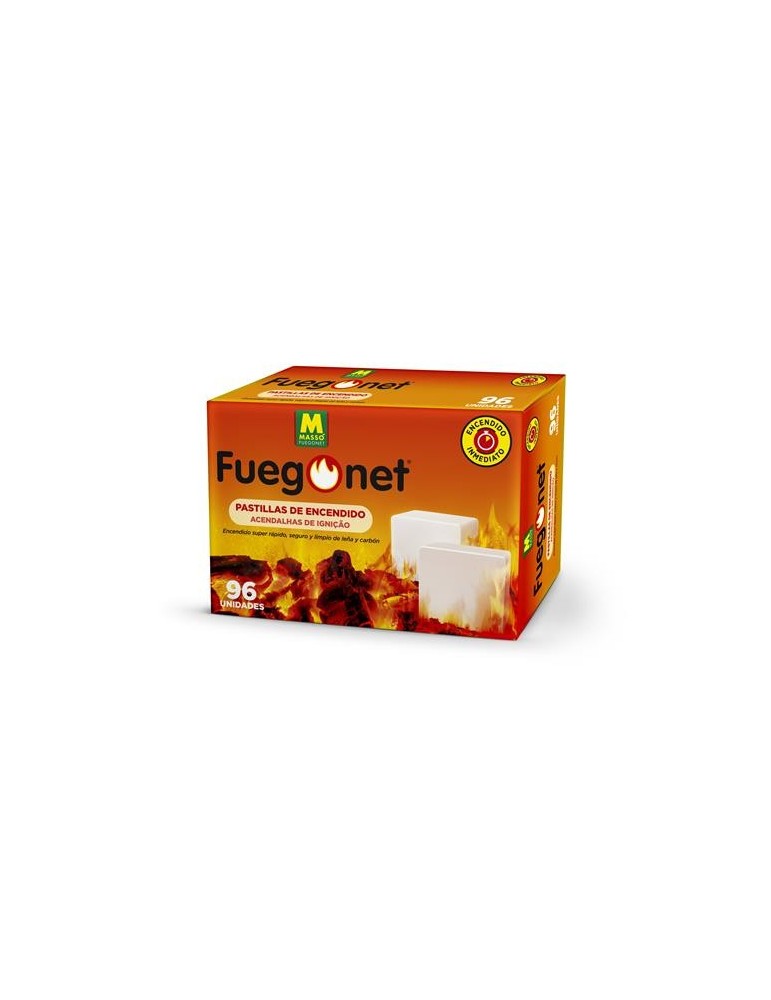 96 PASTILLAS BLANCAS ENCENDIDO RAPIDO BBQ 231442N