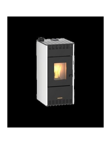 ESTUFA PELLET 10KW CANALIZADA MARENI 10 S BLANCA