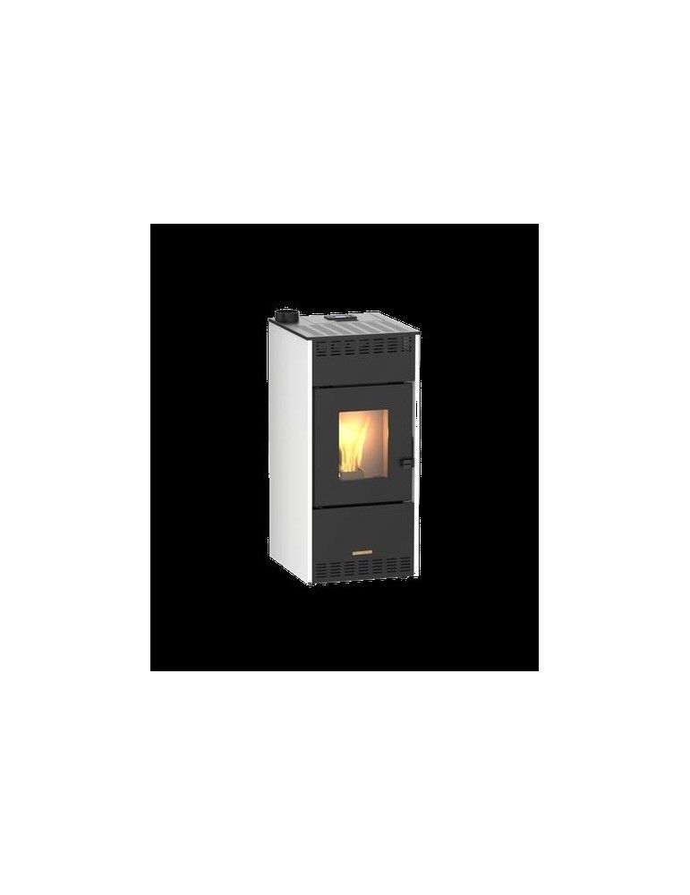 ESTUFA PELLET 10KW CANALIZADA MARENI 10 S BLANCA