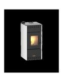 ESTUFA PELLET 10KW CANALIZADA MARENI 10 S BLANCA