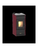 ESTUFA PELLET 10KW CANALIZADA MARENI 10 S ROJA