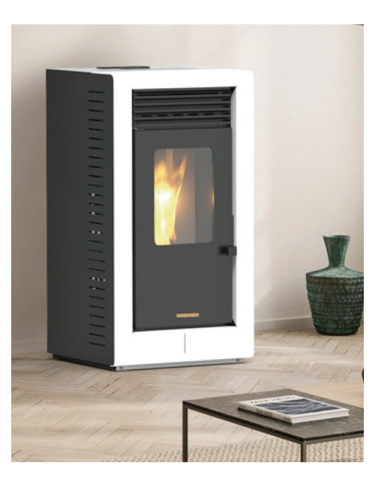 ESTUFA PELLET 8KW AUTOLIMPIANTE NEPRA BLANCA