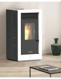 ESTUFA PELLET 8KW AUTOLIMPIANTE NEPRA BLANCA