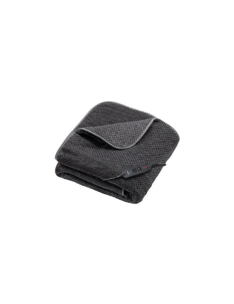 MANTA TERMICA SUAVE 180X130CM 100W GRIS HD-65