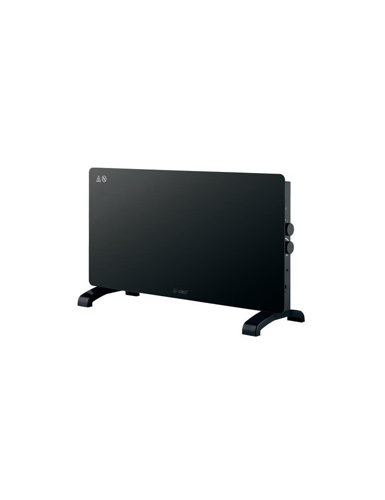 RADIADOR CONVECTOR CRISTAL ZANTHUS MAX 2000W NEGRO