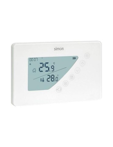 TERMOSTATO DIGITAL PROGRAMABLE SEMANAL BLANCO