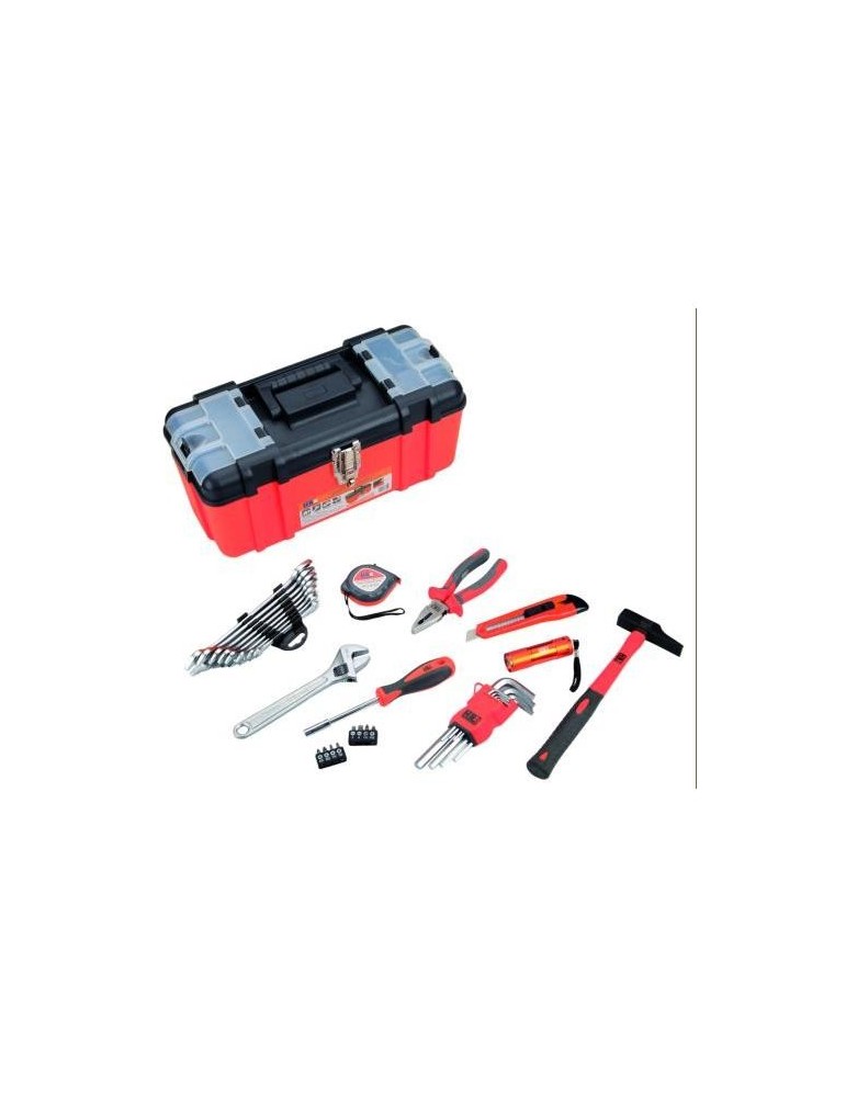 CAJA C/HERRAMIENTAS PLASTICO 33 PZAS.HR 170796