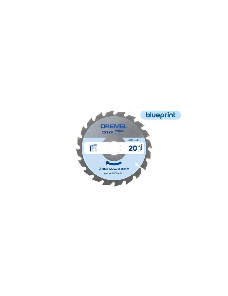DISCO MADERA BLUEPRINT 85MM CS500 2608846431