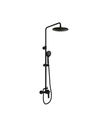 CONJUNTO DUCHA MONOMANDO EXTENSIBLE GO 2 NEGRO
