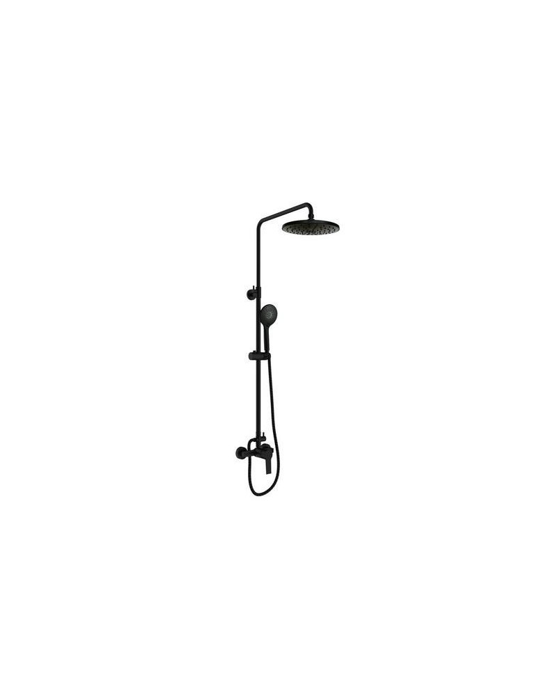CONJUNTO DUCHA MONOMANDO EXTENSIBLE GO 2 NEGRO