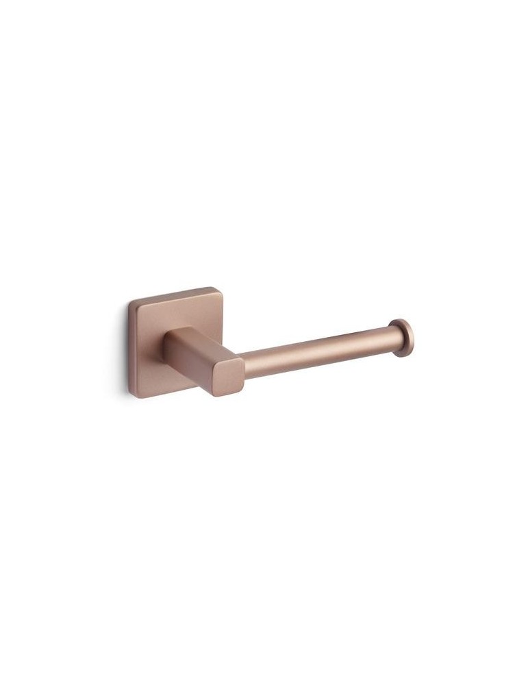 PORTARROLLOS BAÑO KALO ORO ROSA ADHESIVO 6320326