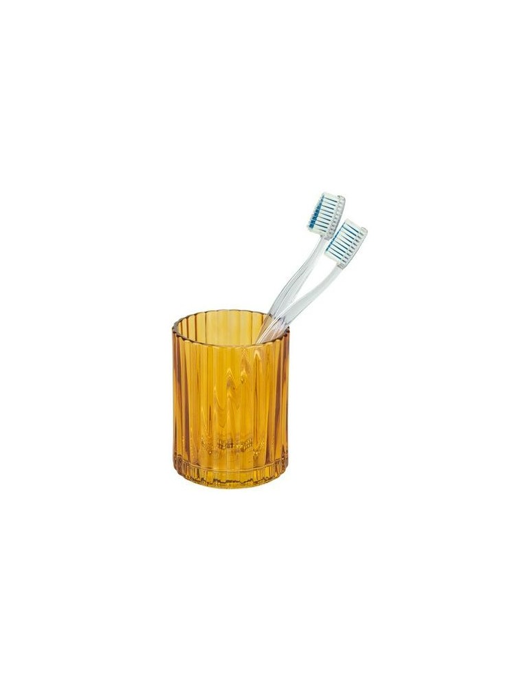 VASO DE DIENTES VIDRIO POMPEI AMBAR 26153100