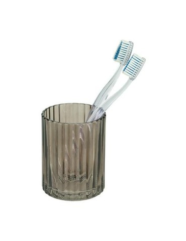VASO DE DIENTES VIDRIO POMPEI GRIS 26163100