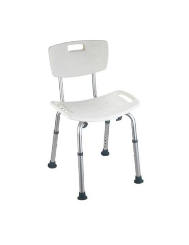 TABURETE CON RESPALDO CON PATAS TELESCOPICAS