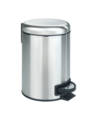 CUBO DE PEDAL ACERO INOXIDABLE 3L SATINADO