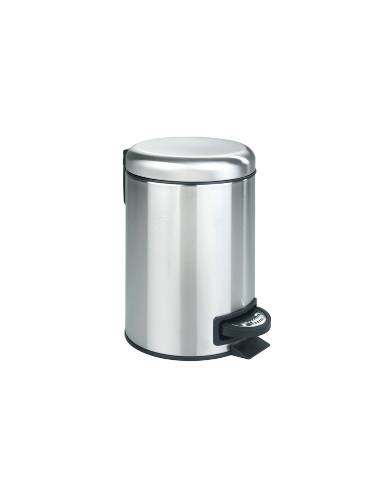CUBO DE PEDAL ACERO INOXIDABLE 3L SATINADO