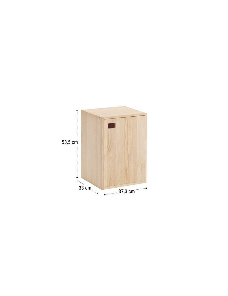 MUEBLE DINAMIC 1 PUERTA VERTICAL PINO MACIZO