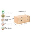 CAJONERA MONTADA DE PINO 40X18,5X20CM. BLP220.99