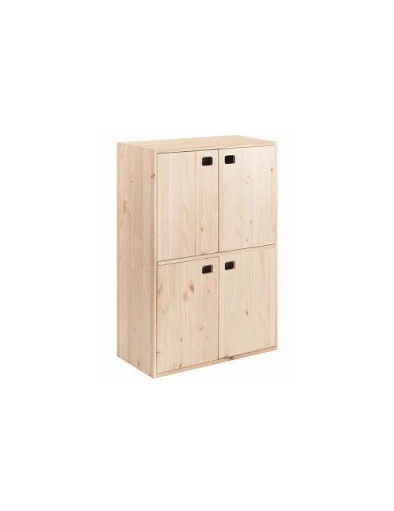 ARMARIO PINO 4 PUERTAS 4 BALDAS DINAMIC DMC4P0.99