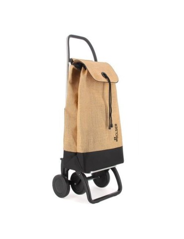 CARRO COMPRA I-MAX YUTE BI 43L NATURAL-NEGRO 2/4RU