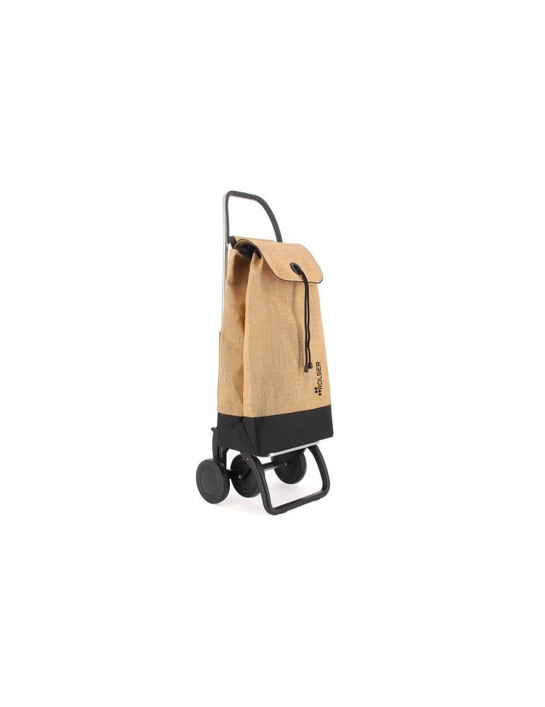 CARRO COMPRA I-MAX YUTE BI 43L NATURAL-NEGRO 2/4RU