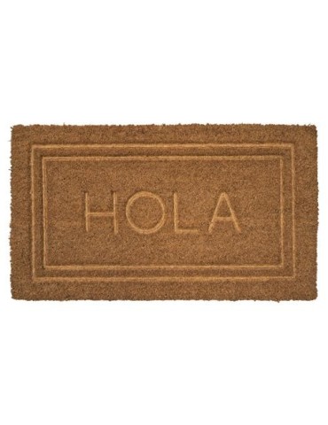 FELPUDO COCO PRENSADO HOLA BORD NATURAL 40X70