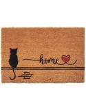 FELPUDO COCO NATURAL GATO CASA 40X60 50016