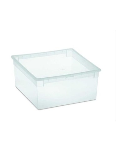 CAJA ORDENACION LIGHT BOX M 12 L. TRANSPARENTE