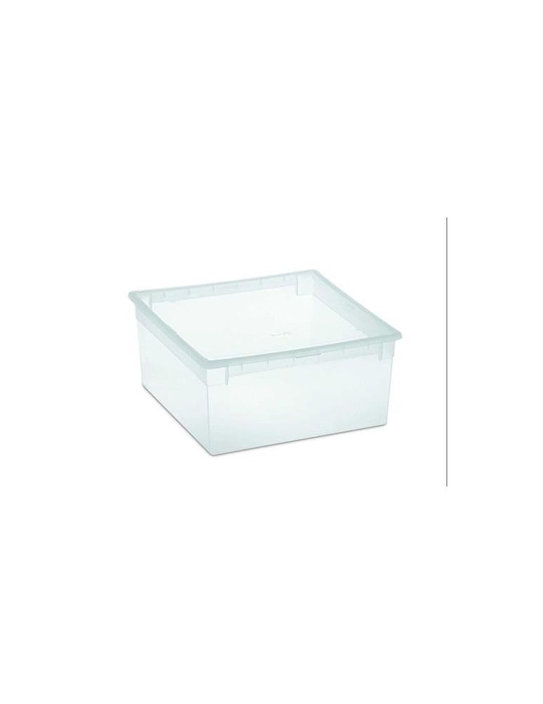 CAJA ORDENACION LIGHT BOX M 12 L. TRANSPARENTE