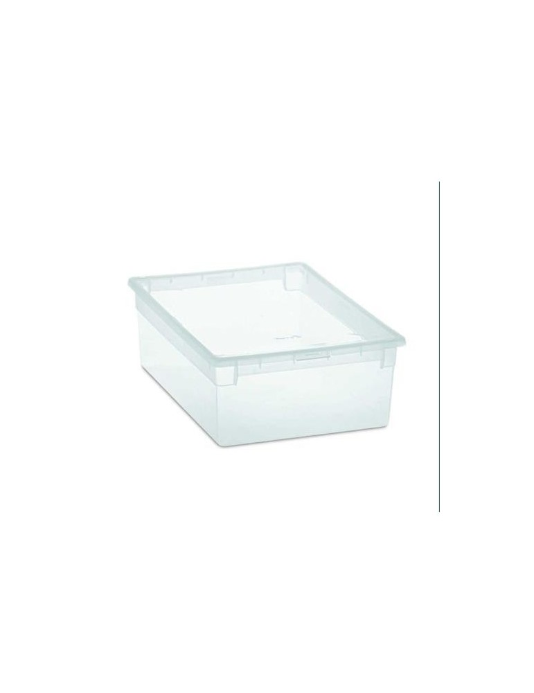 CAJA ORDENACION LIGHT BOX L 23 L. TRANSPARENTE