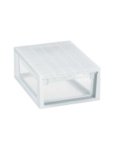 CAJA ORDENACION LIGHT DRAWER M 12L.TRANSPARENTE
