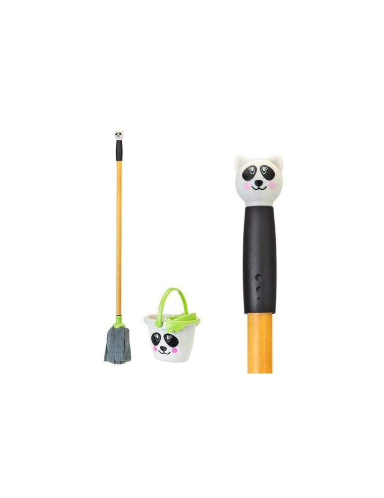 SET FREGAR PANDA KIDS (CUBO+ESCURRIDOR+FREGONA)