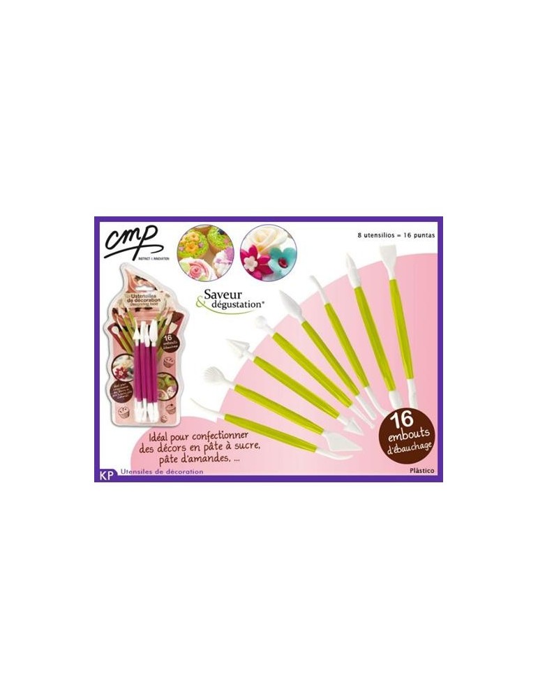 JUEGO 8 UTENSILIOS DECORAR CMPKP5077