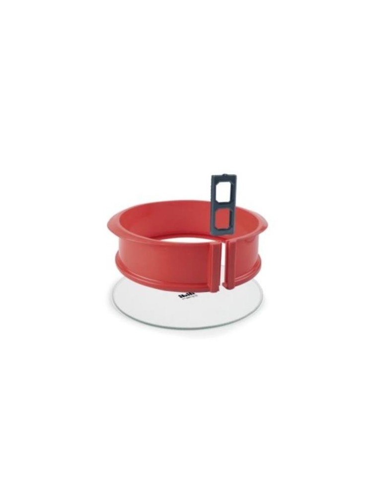 MOLDE DESMONTAB SILICONA REDONDO BASE CRISTAL 26CM