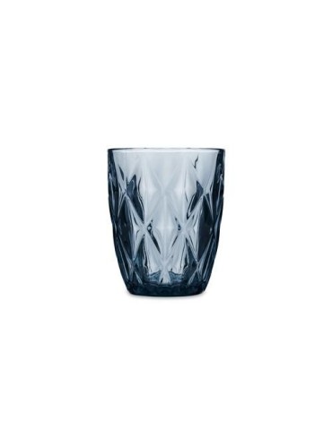 VASO BAJO VIDRIO AZUL 6UDS 28CL MAIA QUID 5428064