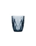 VASO BAJO VIDRIO AZUL 6UDS 28CL MAIA QUID 5428064