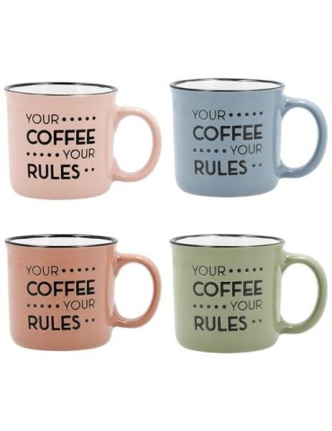 TAZA CERÁMICA COLOR SURTIDO 12CL ENERGY QUID