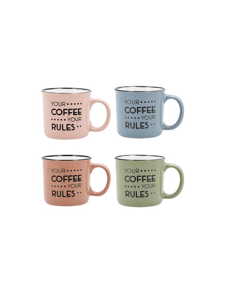 TAZA CERÁMICA COLOR SURTIDO 12CL ENERGY QUID