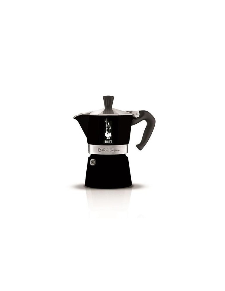 CAFETERA ITALIANA MOKA EXPRESS NEGRO 3 TAZAS
