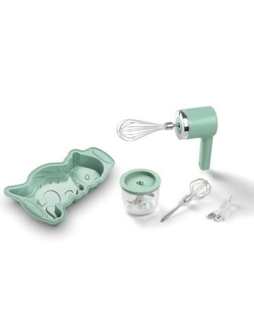 SET MOLDE Y MINI BATIDORA INFANTIL ELECT C/PICADOR