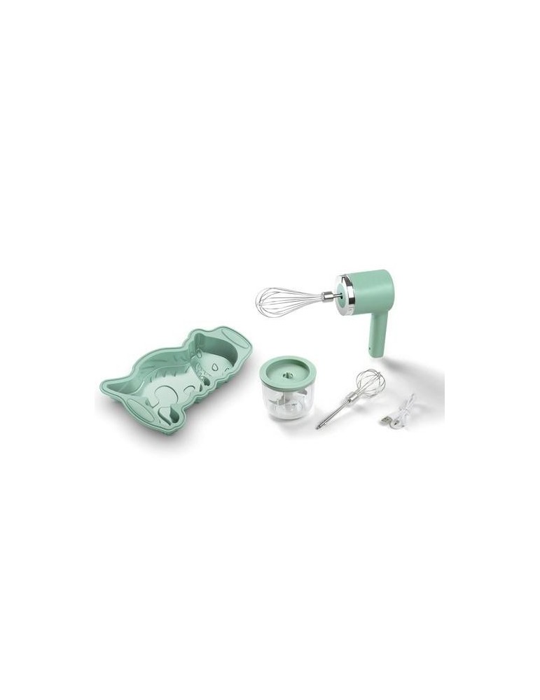 SET MOLDE Y MINI BATIDORA INFANTIL ELECT C/PICADOR