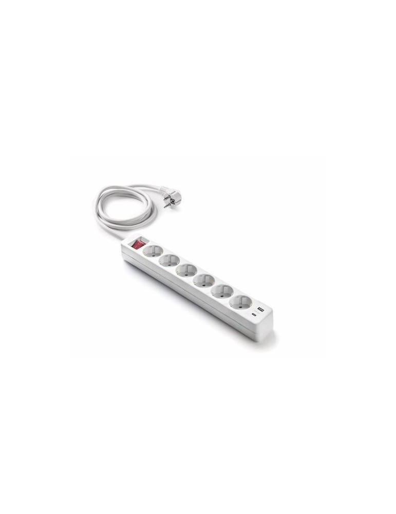 BASE 6 TOMAS TT+2 USB A+C C/INT.CABLE 1,5 M 9/716