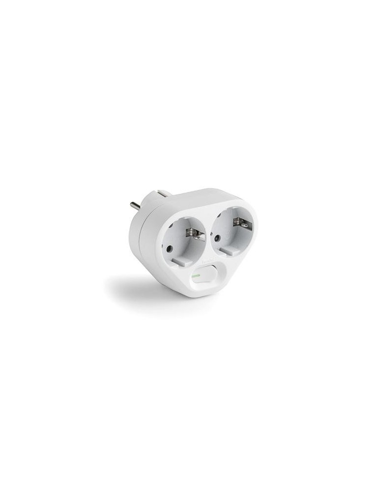 ADAPTADOR DOBLE TT 16A-250V CON INTERRUPTOR 1342