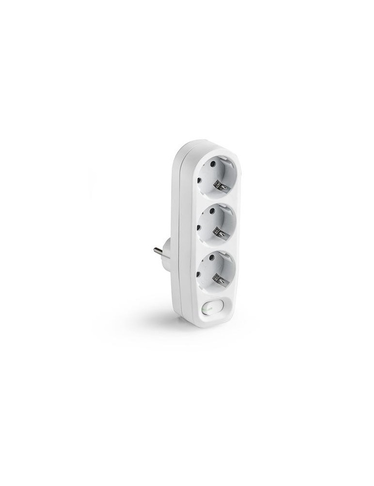 ADAPTADOR DOBLE TT 16A-250V CON INTERRUPTOR 1343